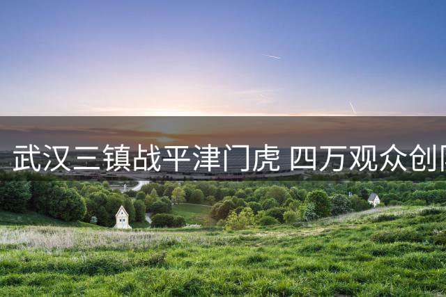 武汉三镇战平津门虎 四万观众创队史主场纪录